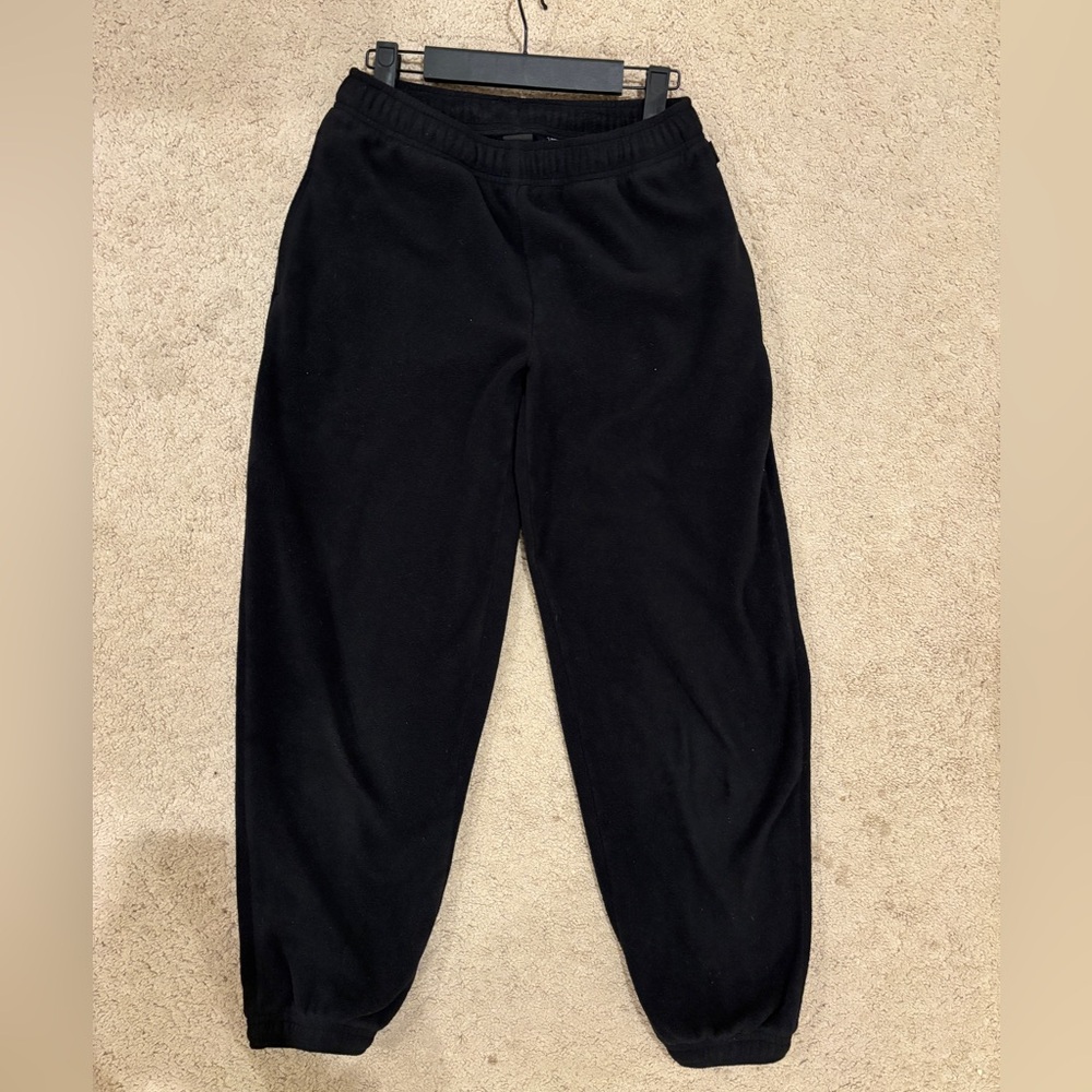 Aritzia Classic Black Sweatpants Fleece Polartec